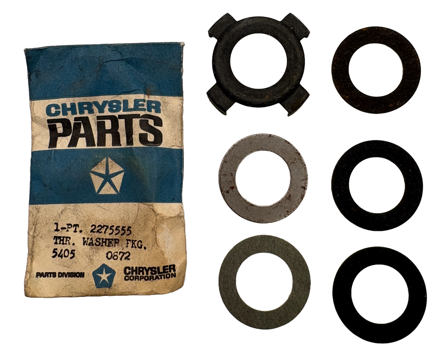 New Old Stock Starter Armature Thrust Washer Package for 1959-76 Mopar #2275555