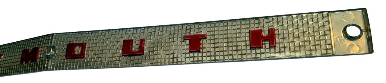 New Old Stock Grille Center Plymouth Nameplate For 1954 Plymouth Models #1494701
