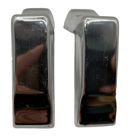 NOS Quarter Panel End Moulding Pair For 1966 Chrysler Newport #2807208 & 2807209