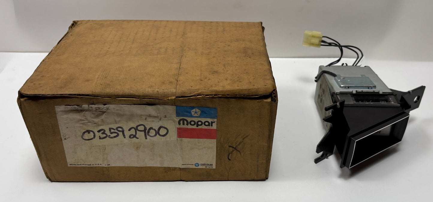 New Old Stock Electric Digital Clock for 1975-77 models mopar #3592900