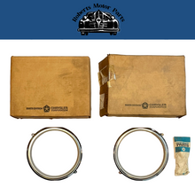 New Old Stock Headlight Bezels For 1968 Dodge Polara Monaco #2786463 & 2786462