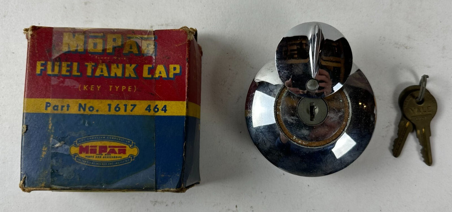 New Old Stock Locking Gas Cap for 1955-56 Models Mopar #1617464