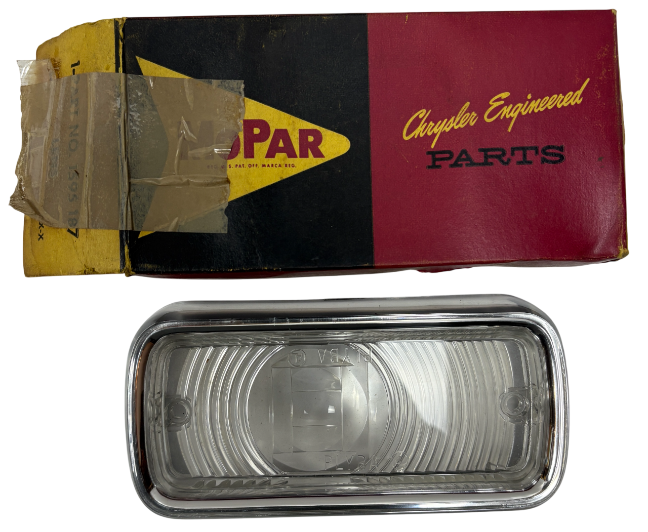 New Old Stock Park Lens for 1955 Plymouth Models Mopar #1595187