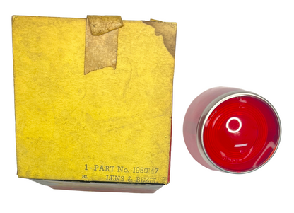 New Old Stock Tail Stop Lens With Trim Ring For 1959 DeSoto Models #1960147