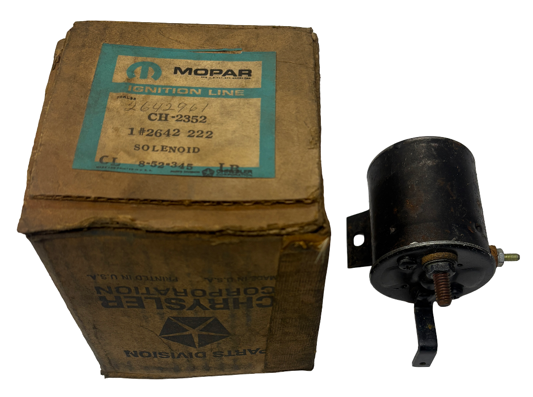 New Old Stock Starter Solenoid for 1960-66 Models Mopar #2642222