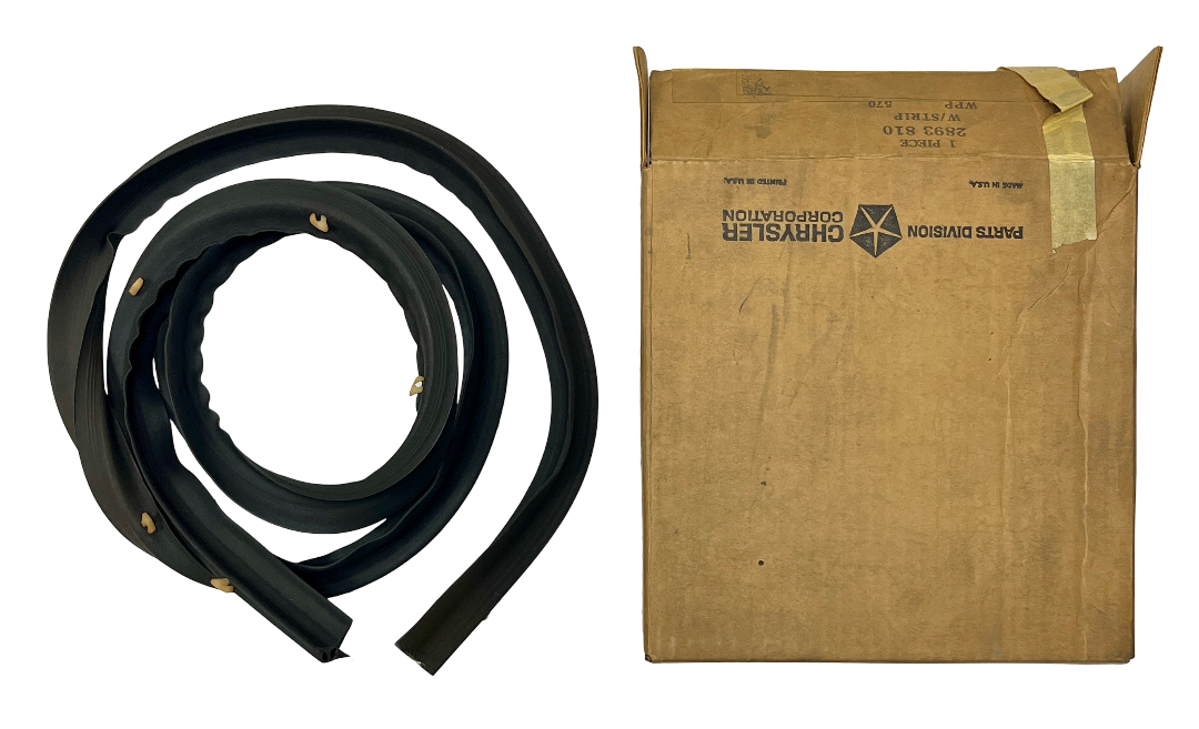 New Old Stock RR Door Weatherstrip for 1969-73 C Body Models Mopar #2893810