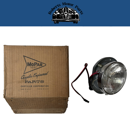 New Old Stock Left Headlamp High-Low Beam For 1962 Dodge Truck ½ Ton #1796203
