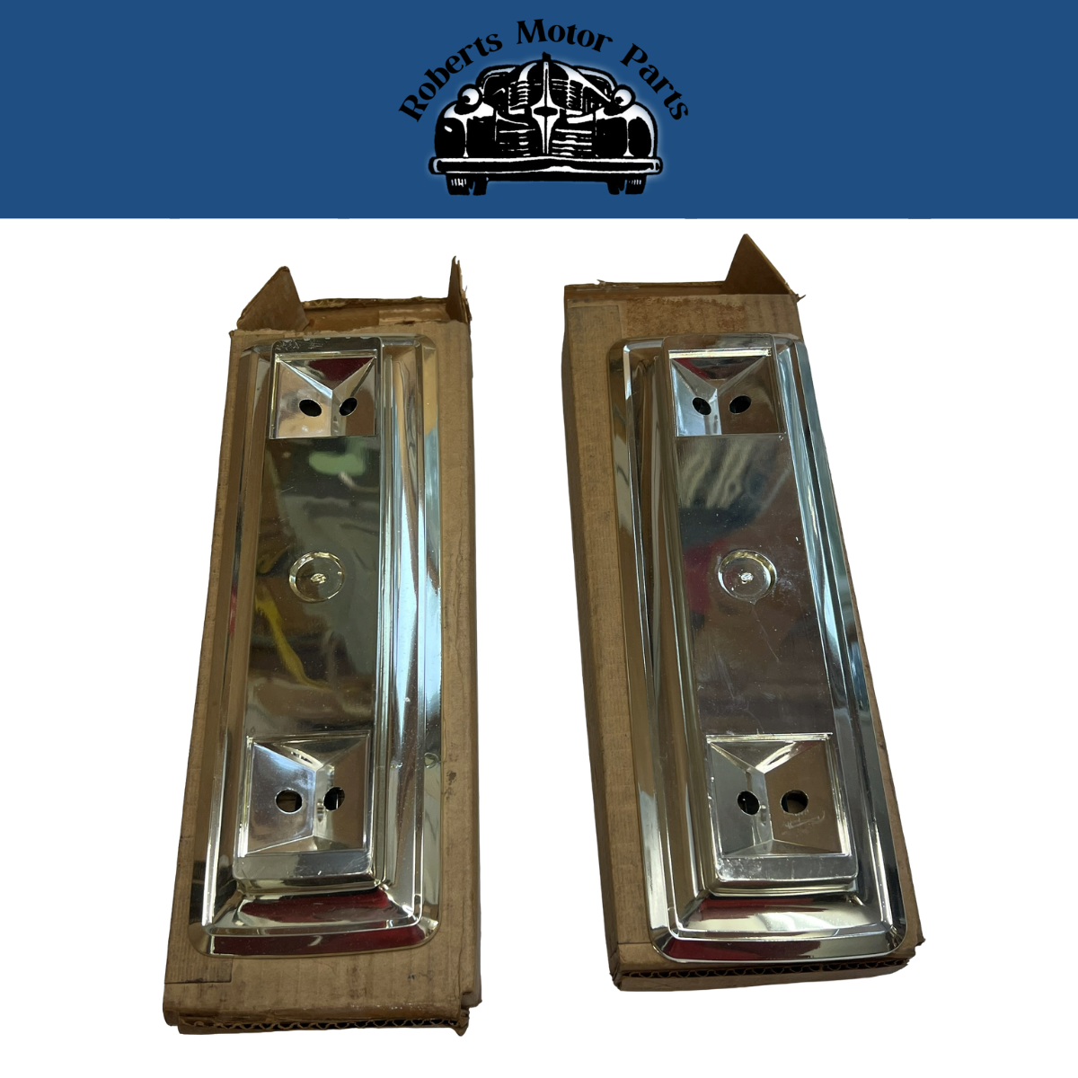 New Old Stock Rear Arm Rest Base Pair For 1966-73 Mopar B & C Body #1250BZ1