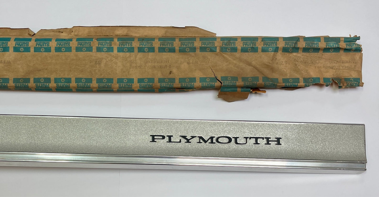New Old Stock Trunk Finish Panel For 1972-1973 Plymouth Valiant Models #3683161