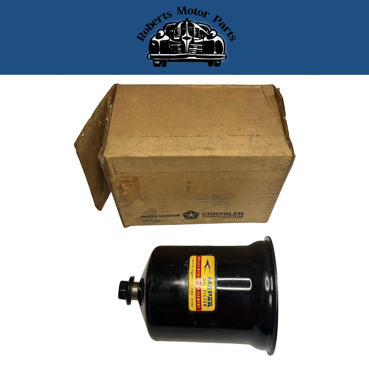 New Old Stock Oil Filter Housing 1956-68 Dodge Plymouth 273 & 318 CI #2448371