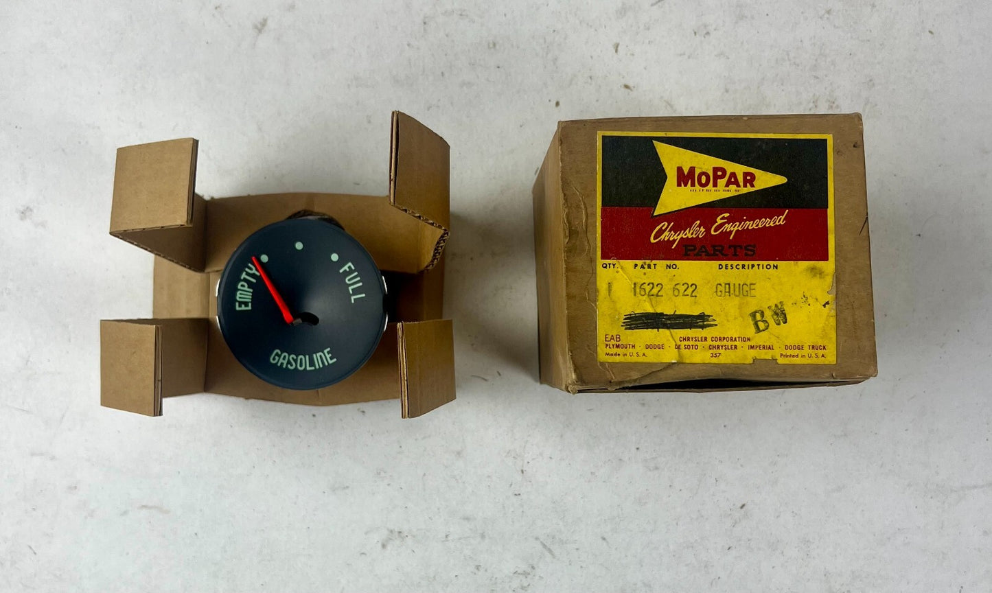 New Old Stock Fuel Gauge For 1955-6 Plymouth Station Wagons Mopar #1622622