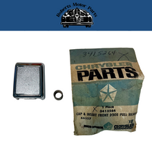 New Old Stock Front Door Pull Handle Cap & Insert For 1970-1971 Mopar #3415264