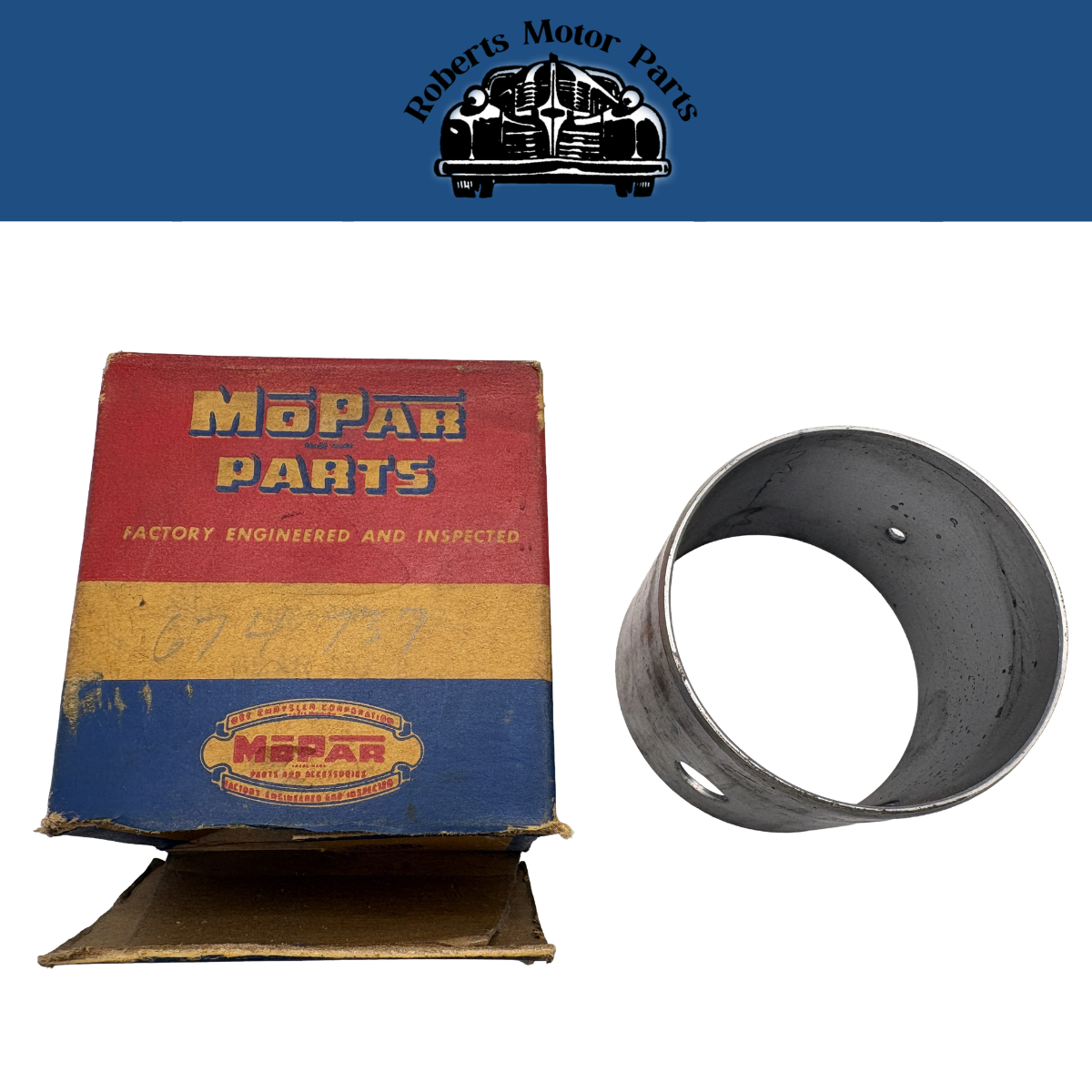 New Old Stock Camshaft Bearing For 1937-56 Dodge Truck 6 Cylinder Models #674737
