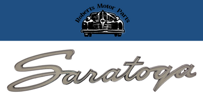 New Old Stock Fender Nameplate For 1957 Chrysler Saratoga Models Mopar #1754161