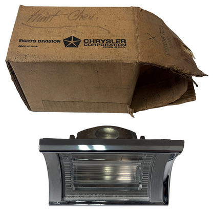 New Old Stock RH Rear Back Up Lamp Assembly 1967 Plymouth Belvedere I #2606525