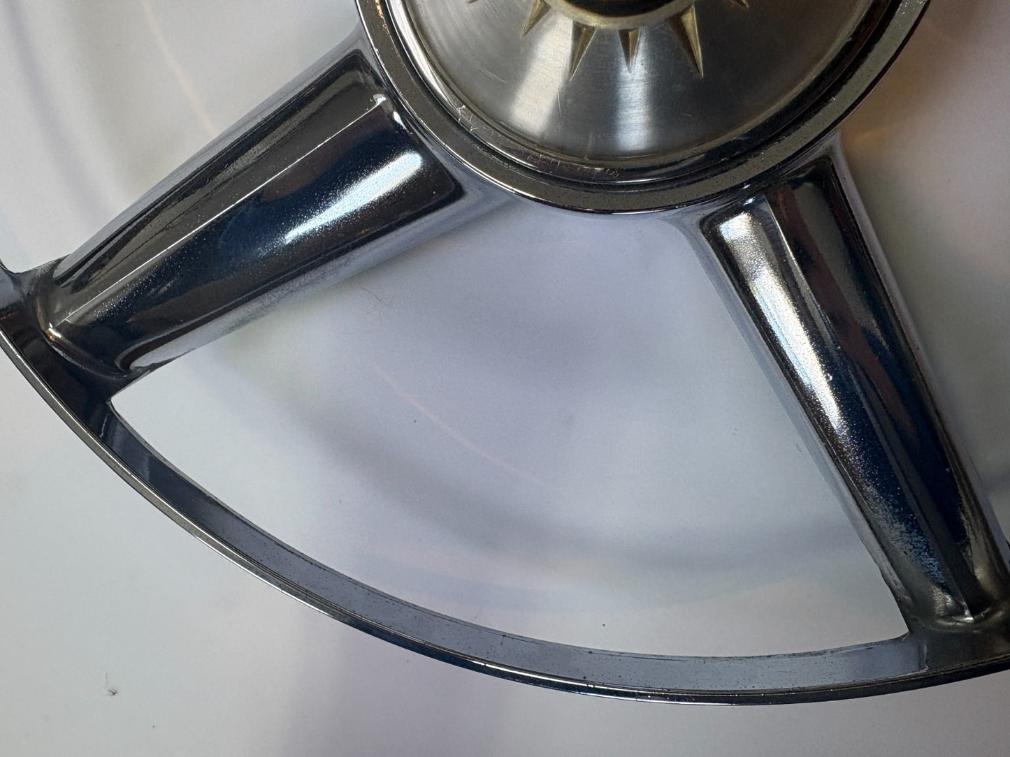 New Old Stock Front Horn Ring w/ Emblem 1953-54 DeSoto #1530614 & 1487568
