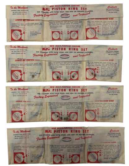 New Old Stock Piston Rings for 1952-56 Dodge/DeSoto/Plymouth 8 Cyl #1653383