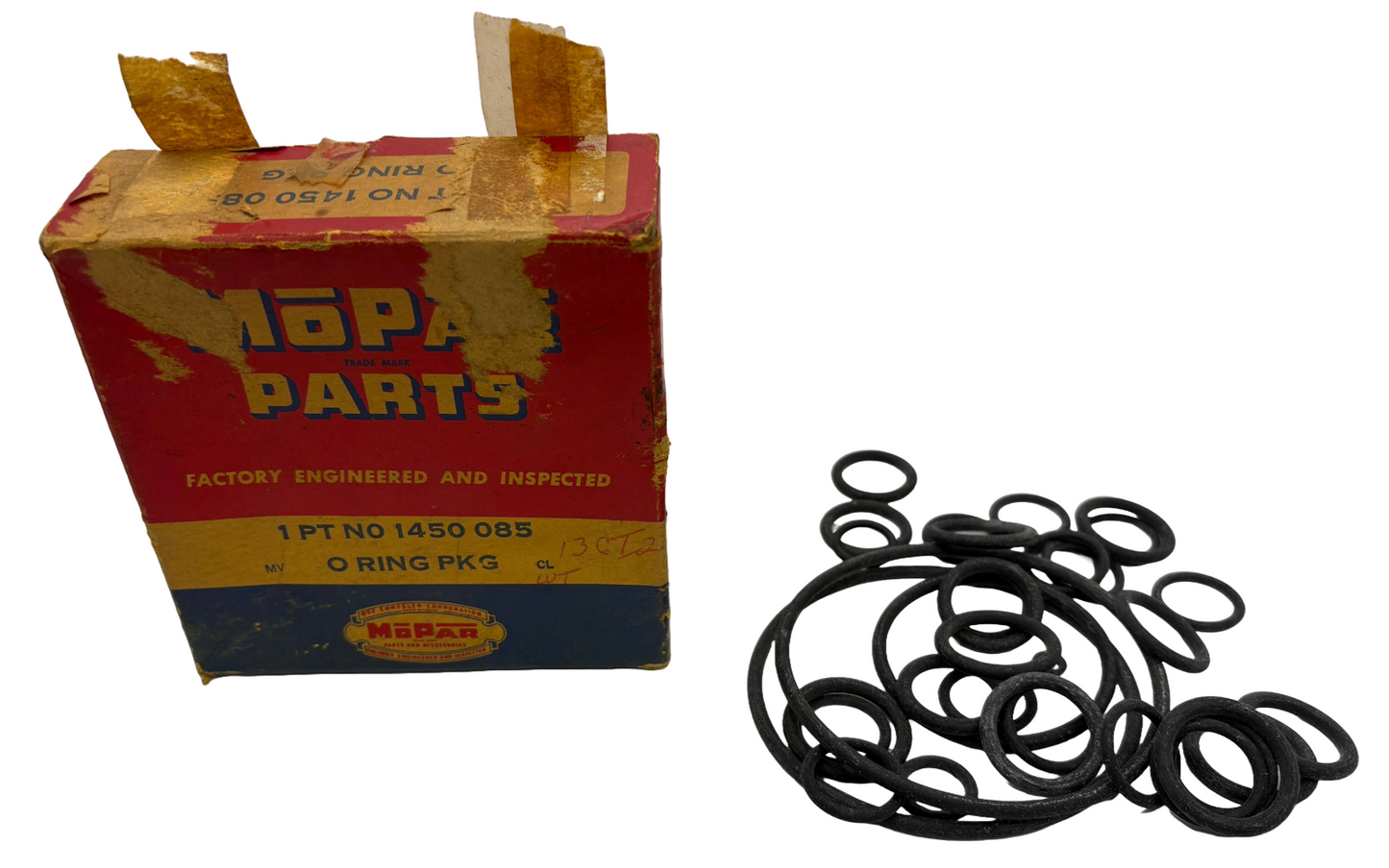 New Old Stock Power Steering Cylinder O-Ring Package For 1951-52 Mopar #1450085