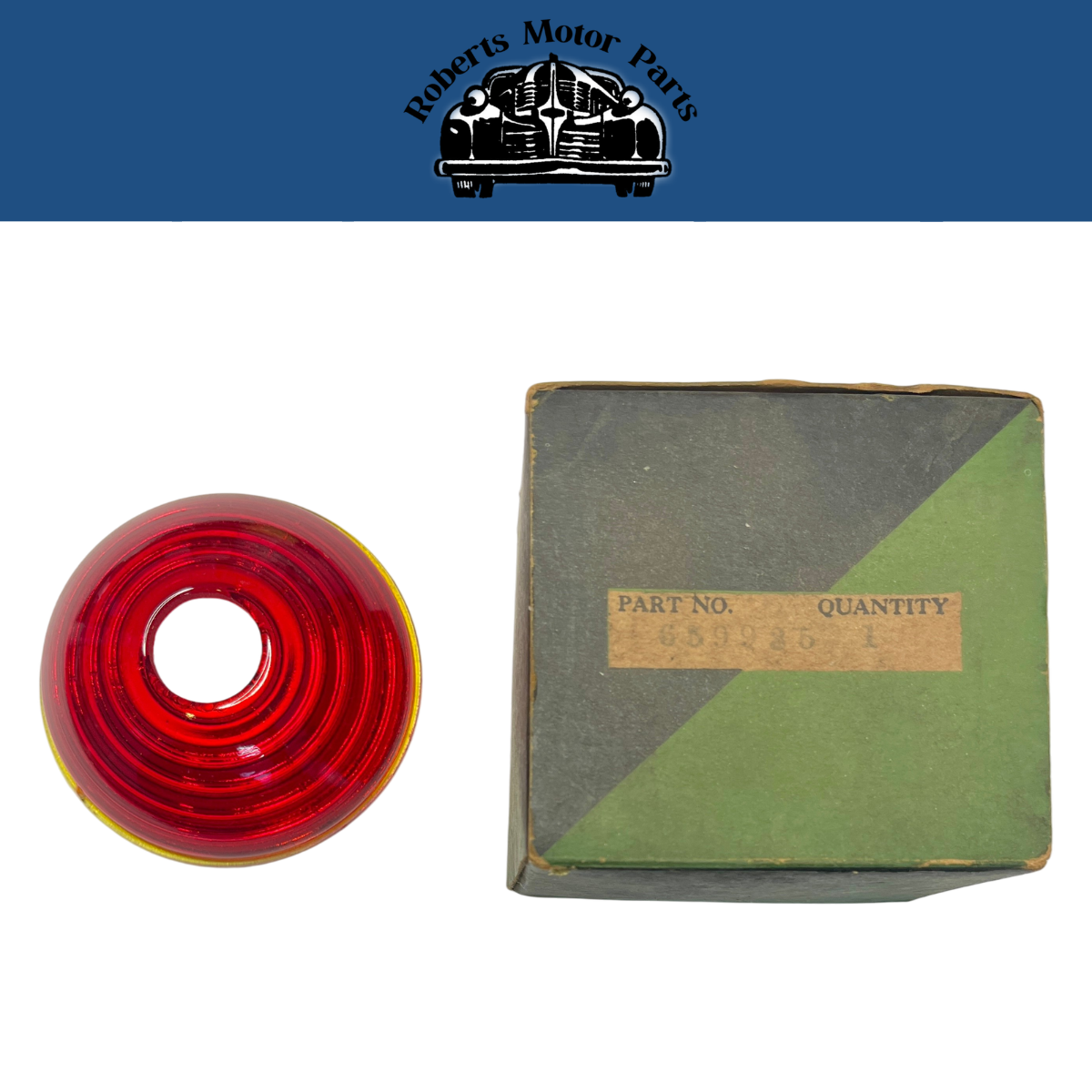 New Old Stock Tail and Signal Lamp Door Lens For 1936 DeSoto S1 S2 #659935