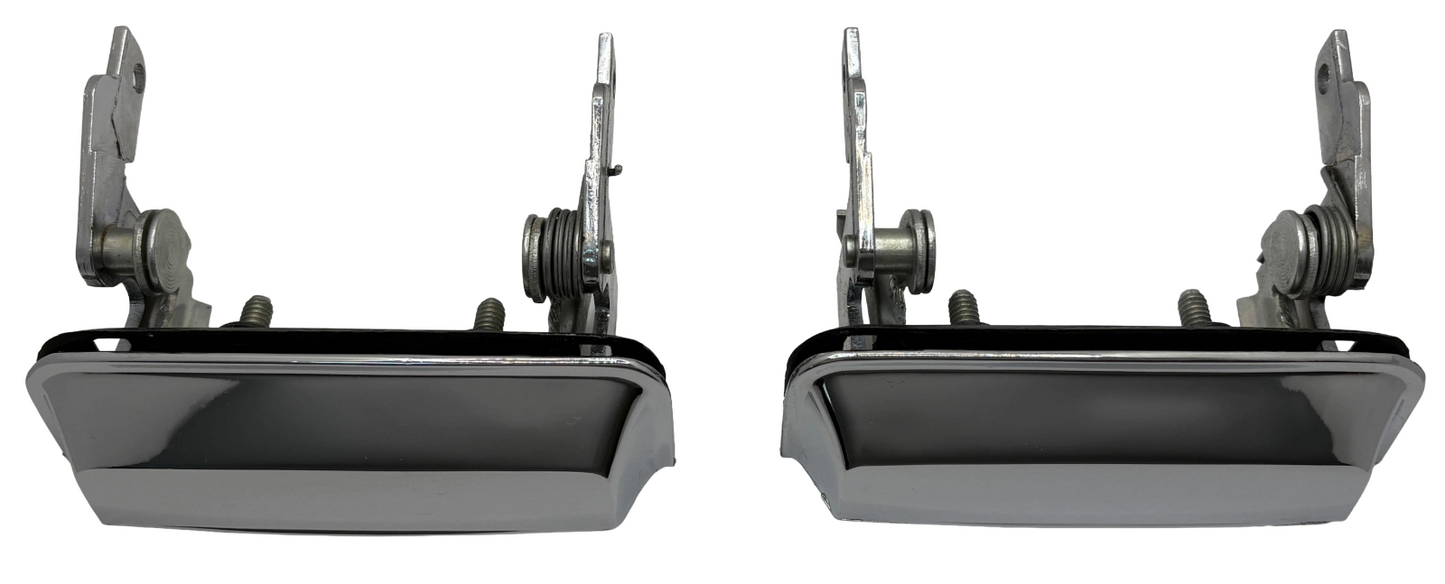 New Old Stock Outside Door Handle Pkg Pair For 2 Door 1971-73 B-Body #3621757