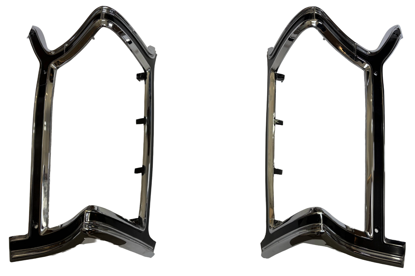 NOS Quarter Panel Tail Light Bezel Pair 1970-71 Chrysler T&C #3403494 & #3403495