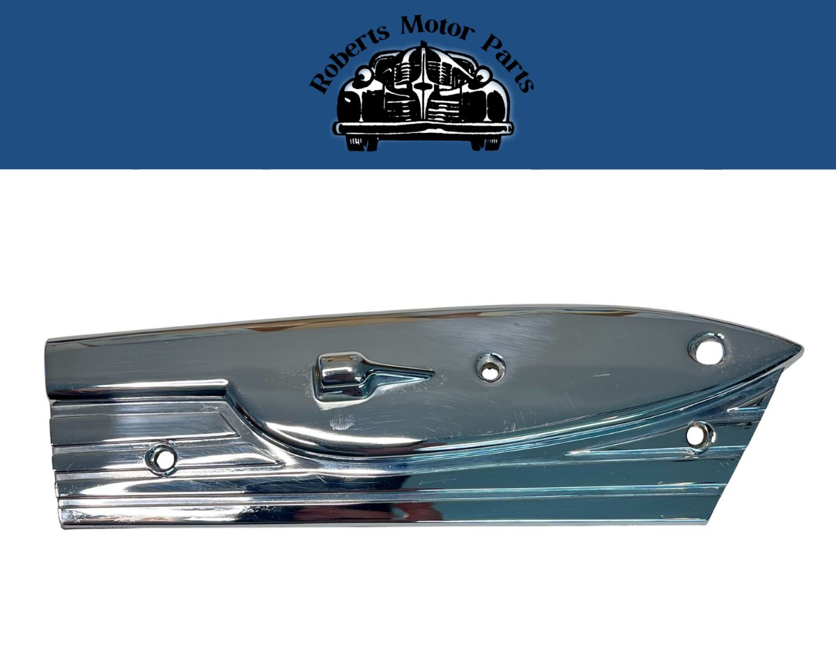 New Old Stock Left Outside Mirror Base Chrome For 1955 Dodge D55 Models #1599713