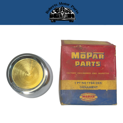 New Old Stock Horn Ring Ornament for 1957 Plymouth Models #1734095