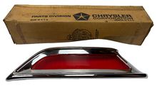 New Old Stock Left Tail Light Bezel & Lens for 1961 Dodge Dart Mopar #2188603