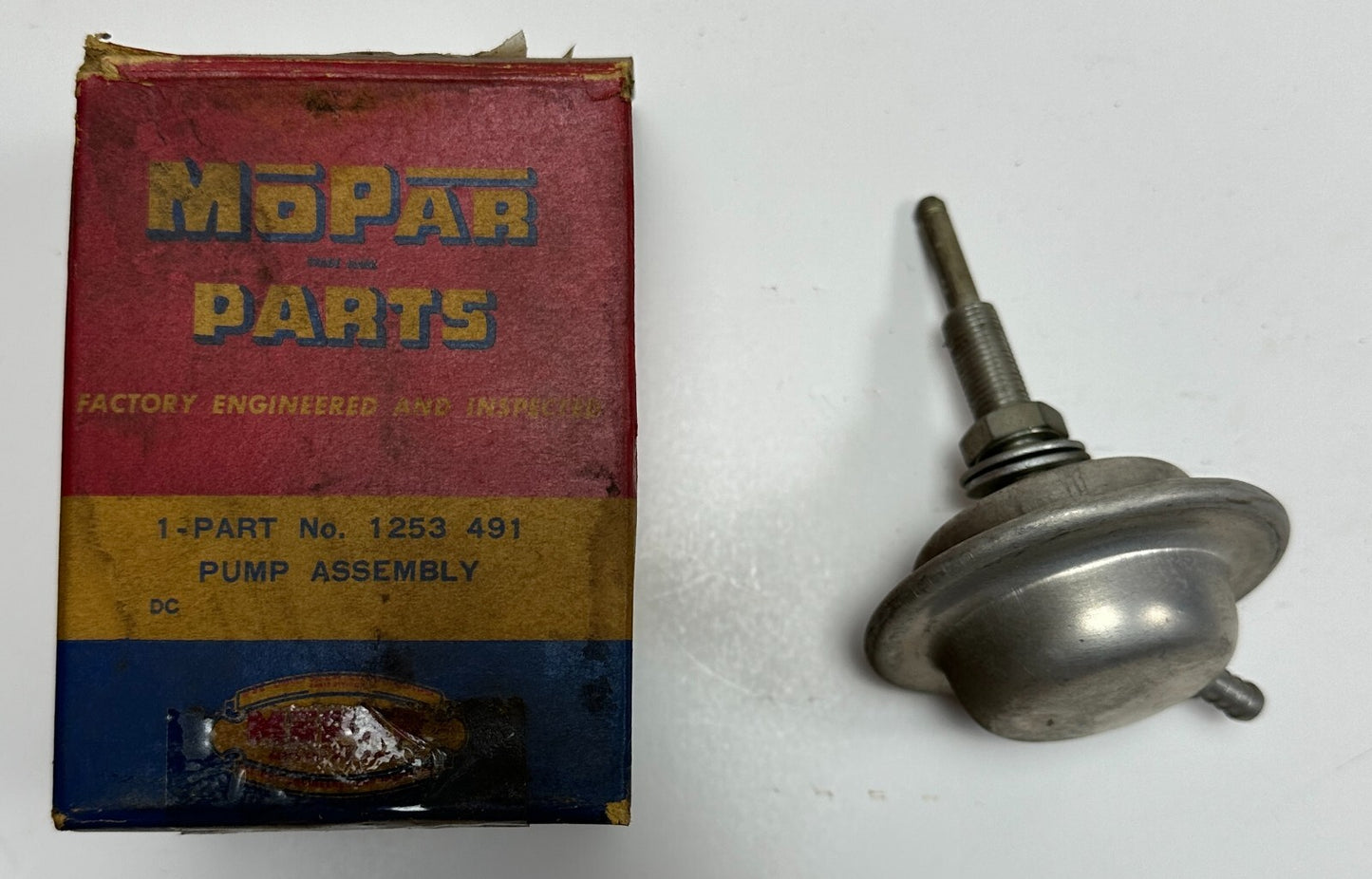 New Old Stock Washer Pump for 1949-56 Models Mopar #1253491