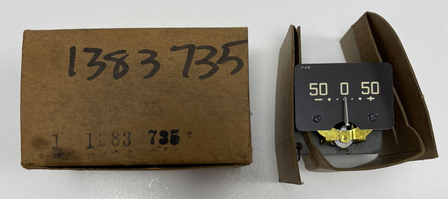 New Old Stock Ammeter for 1951-52 Plymouth Deluxe Models Mopar #1383735