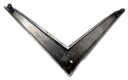 New Old Stock Chrome Quarter Panel V Emblem For 1955 Chrysler Windsor #1620575