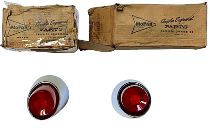 Pair of New Old Stock Taillamps for 1959 Dodge Models Mopar #1879200 & #1879201
