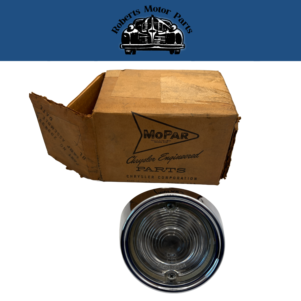 New Old Stock Left Hand Back Up Lamp For 1961 Dodge Dart Phoenix Seneca #2094339