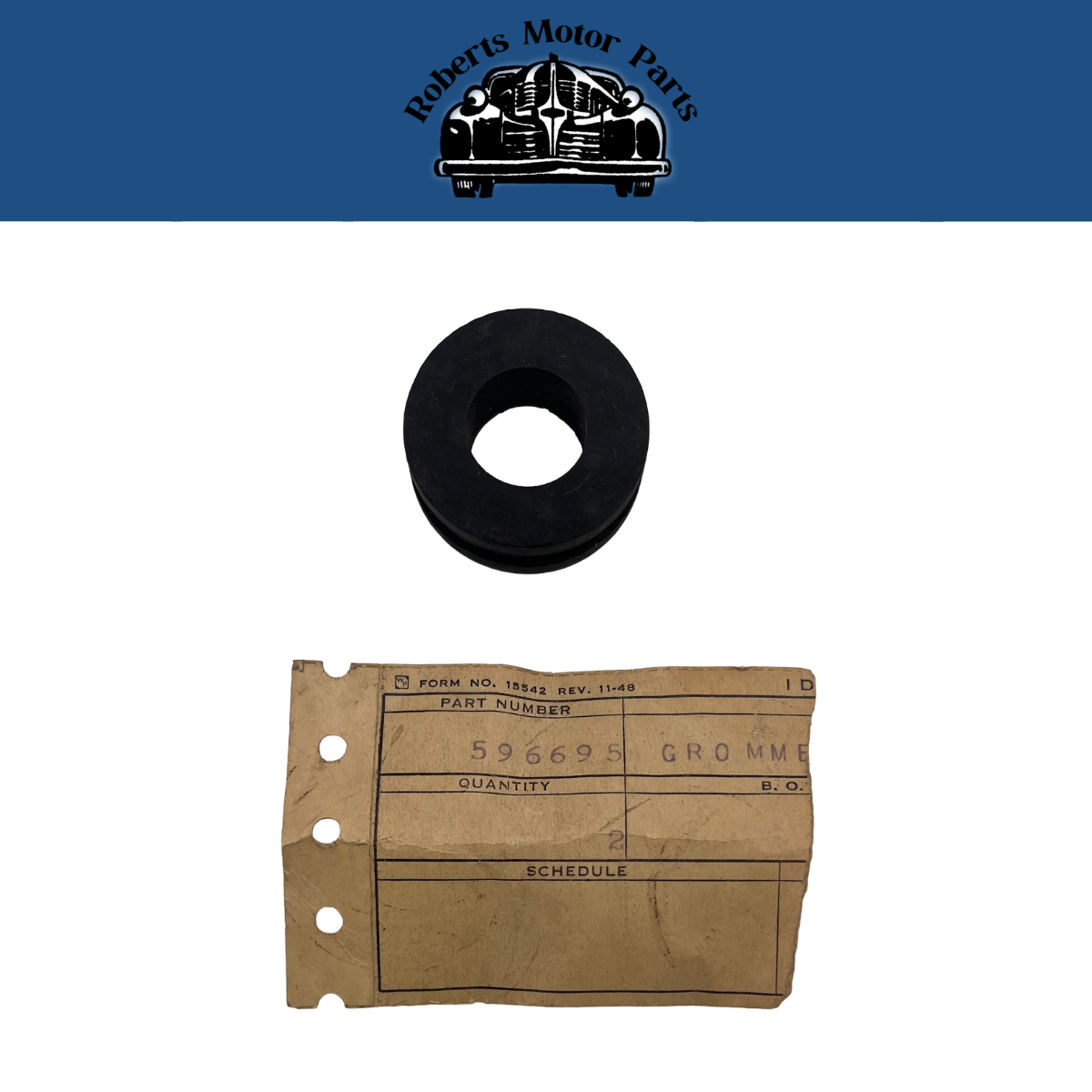 New Old Stock Radiator Support Grommet For Some 1941-47 Dodge Truck #596695