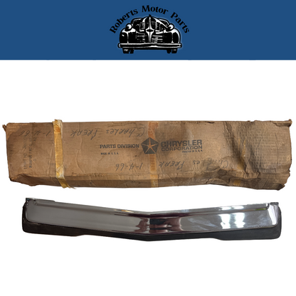 New Old Stock Front Bumper Guard for 1965 Plymouth Fury Models Mopar #2461203