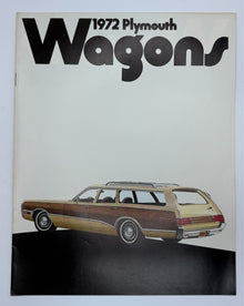 Original 1972 Plymouth Wagons Sales Brochure #81-505-2050