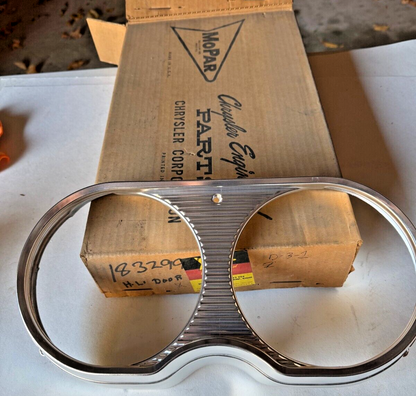 NOS Mopar Right Headlight Bezel for 1959 Chrysler except 300 1832994