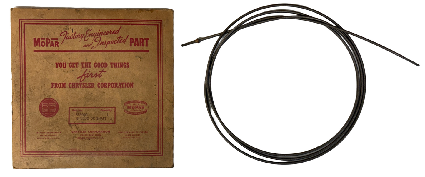 New Old Stock Speedometer Cable Shaft for 1940-52 Some Models Mopar #859992