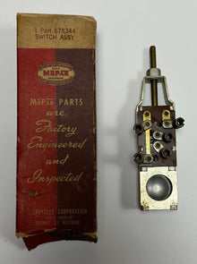 New Old Stock Headlight Switch for 1937-1938 Models Mopar #675344