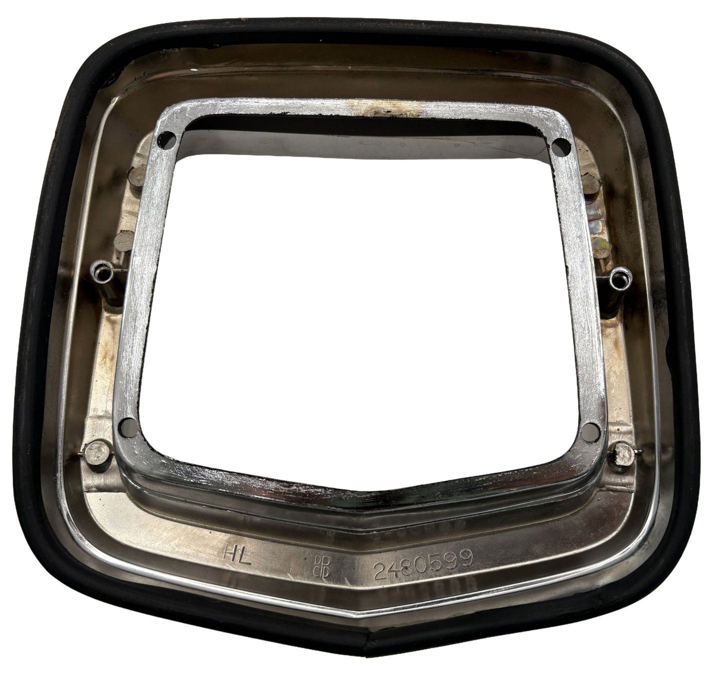 New Old Stock Outer Tail Bezel & Welt Pkg For 1964 Plymouth Wagon #2448834