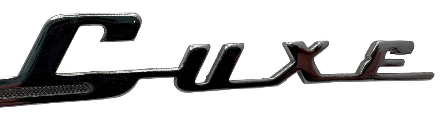 New Old Stock Front Fender Nameplate Emblem For 1941 DeSoto Deluxe