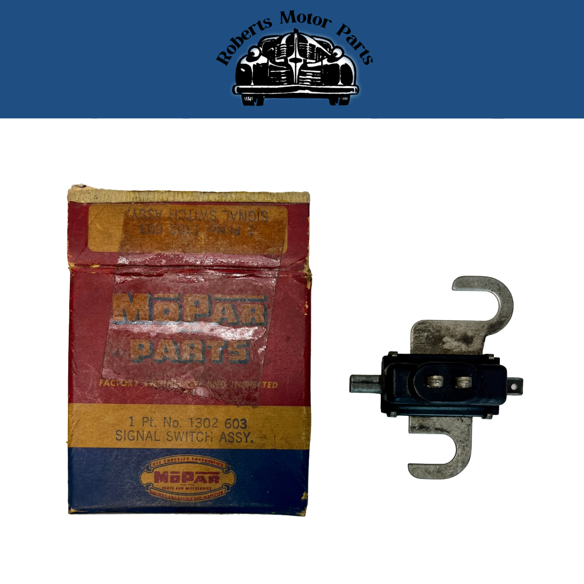New Old Stock Park Brake Signal Switch 1949-1950 Dodge Plymouth DeSoto #1302603