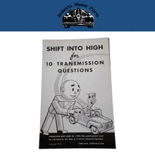 Original Ross Roy Transmission Questionnaire 1949 Vol 2 No 6