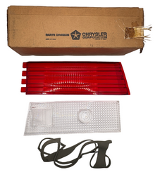 New Old Stock Left Hand Tail Lamp Assembly for 1966 Chrysler 300 #2575911