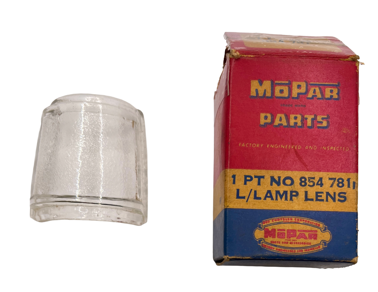New Old Stock License Lens for 1940 Plymouth Road King/DeLuxe Models #854781