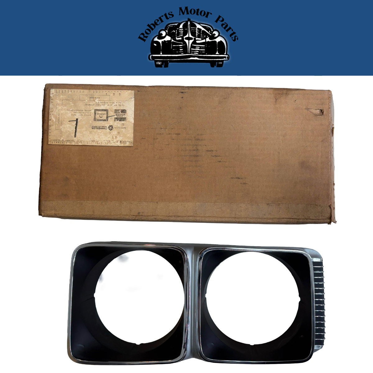 New Old Stock Right Headlight Bezel Cover For 1971 Chrysler New Yorker #3443722