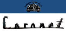 New Old Stock Coronet Fender Nameplate Emblem For 1957 Dodge Coronet #1624816