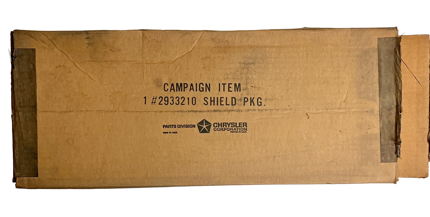 New Old Stock Shield for 1967-1968 Imperial Models w/Auto Pilot Mopar #2933210