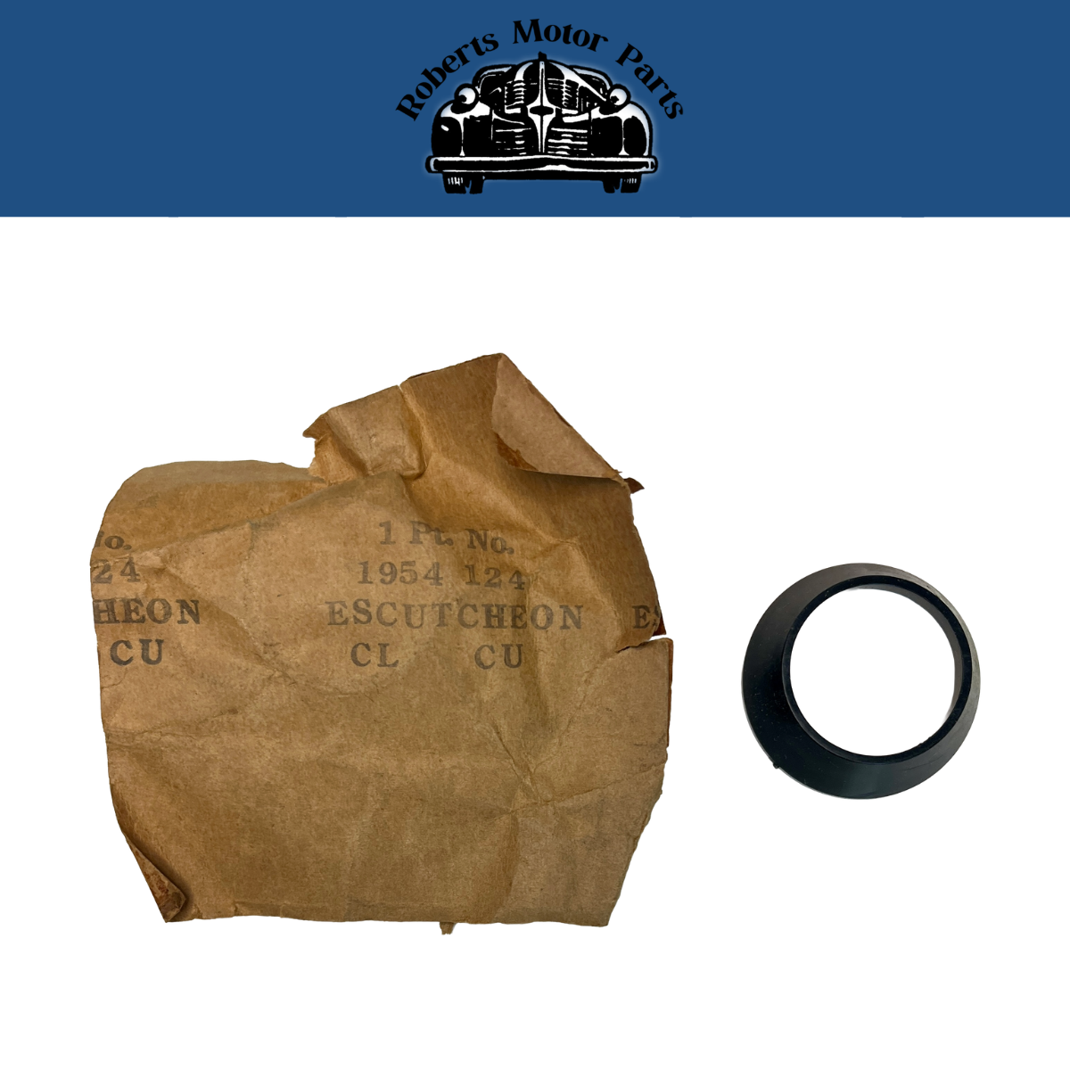 New Old Stock Window Regulator Handle Escutcheon 1960 Ply Dodge Models  #1954124