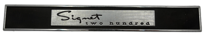 New Old Stock Interior Door Emblem Name Plate 1963 Plymouth Signet V200 #2217483